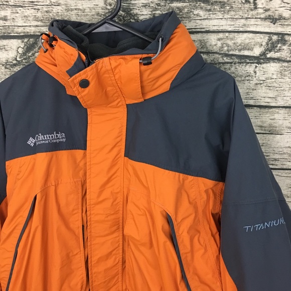 columbia jacket orange